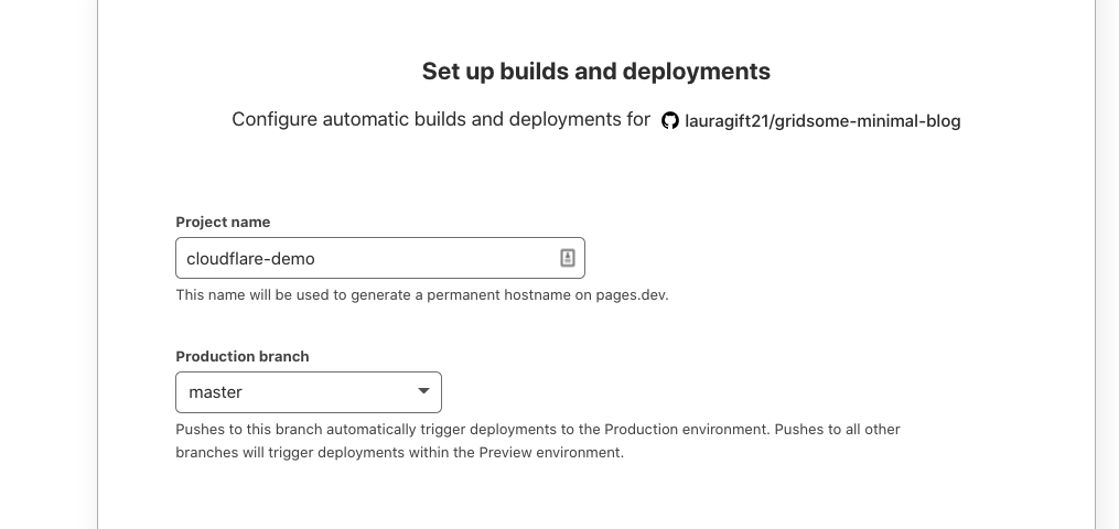 Build Configurations